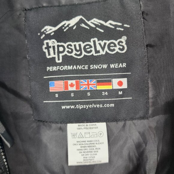 TIPSY ELVES Men's Alpine Action One Piece Ski & Snowboard Snow Suit Small NWT - Picture 16 of 17